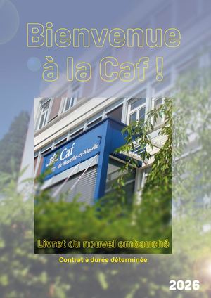 Livret du nouvel embauché en CDD