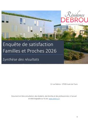 Analyse Questionnaire Satisfaction Familles 2026