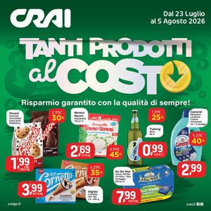 Volantino CRAI Ama Supermercati Sud dal 23 luglio al 5 agosto