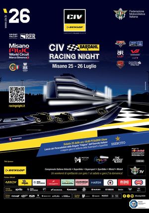 Race Program Dunlop Civ Misano Round Bardahl