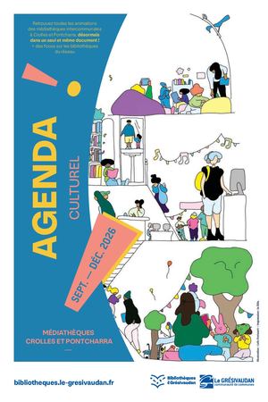 Agenda trimestriel des Bibliothèques du Grésivaudan - septembre>octobre 2026
