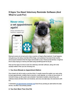 5 Signs You Need Veterinary Reminder Software (And What To Look For) (1)