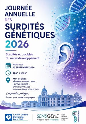 Journée Annuelle Des Surdités Génétiques 2026