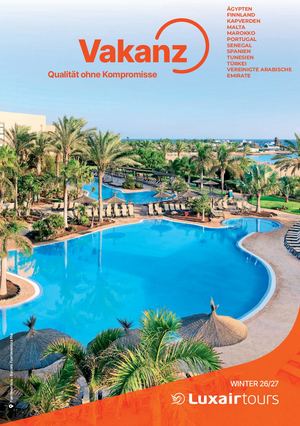 Brochure Vakanz Hiver 2026 27 Luxair Tours Deutsch
