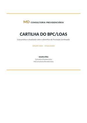 Guia Prático Bpc Loas 2026