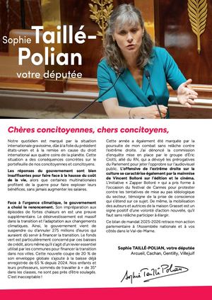 4 ans de mandat - Députée Sophie Taillé-Polian