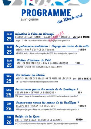Programme Du We Sem 30