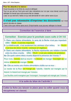 6 Ch1 A4 Cours (Réseaux Alimentaires)