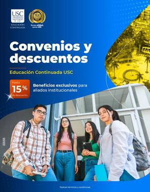 Catalogo de convenios y descuentos - Educación Continuada - USC 2024