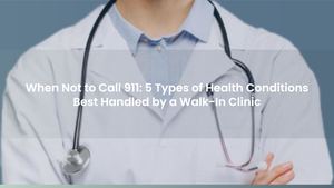 When Not to Call 911: 5 Types of Health Conditions Best Handled by a Walk-In Clinic