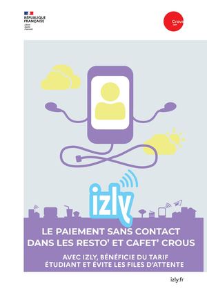 Flyer Izly en français