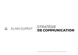 Strat De Com 2025 Alain Duprat