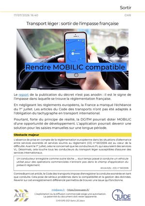 Sortir de l'impasse