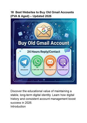 18 Best Websites To Buy Old Gmail Accounts (Pva & Aged) – Updated 2026