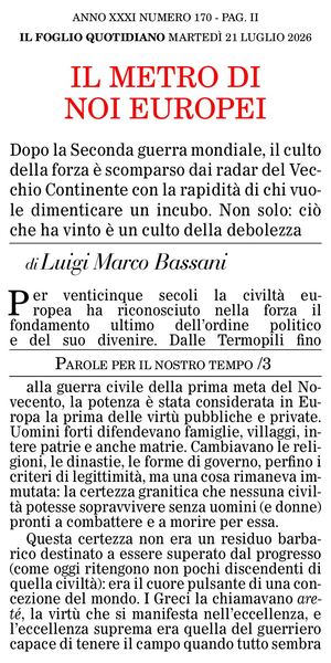 Il Metro di Noi Europei