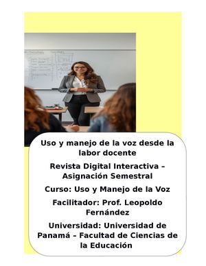 Voz Examen
