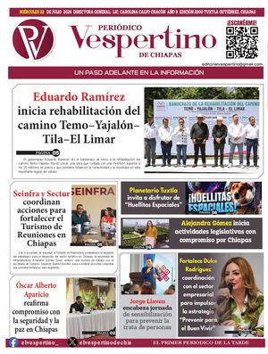 Vespertino De Chiapas 22 Julio