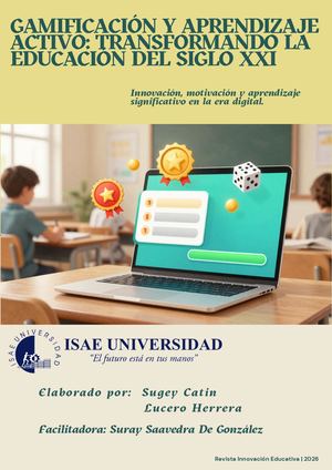 Revista Gamificación Y Aprendizaje Activo
