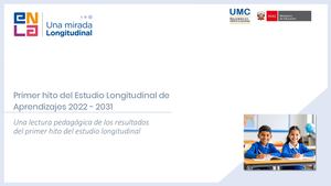 Análisis Pedagógico del Primer Hito Del Ela 2022 2031