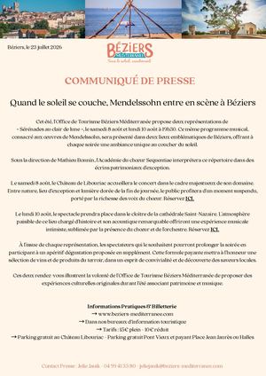 Sérénarde au clair de lune, Communiqué de Presse