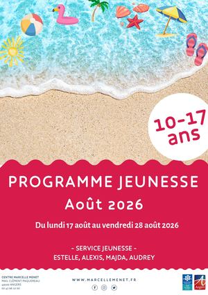 Programme Jeunesse Août 2026