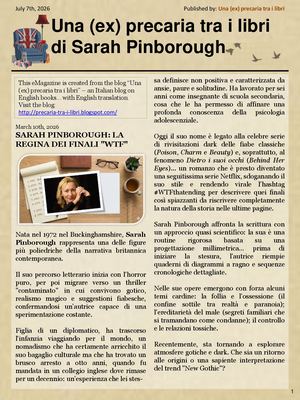 Una (ex) precaria tra i libri di Sarah Pinborough