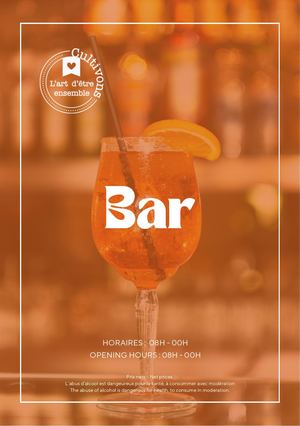 Carte du bar 2026