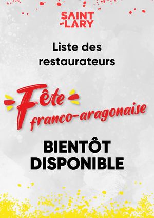Restaurateurs Fête Franco Aragonaise