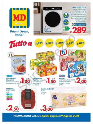 Volantino Md Dal 28 Luglio Al 09 Agosto 2026