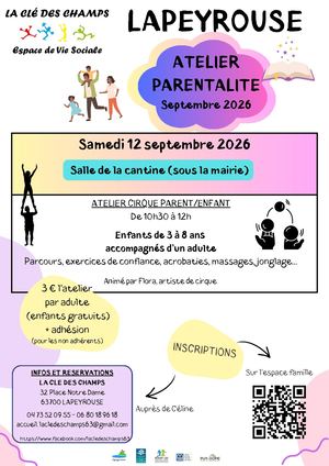 Parentalité Septembre à Décembre 2026