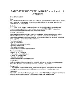 Rapport Audit Preliminaire Voltaris Lt260628