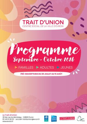 Programme Tu Sptembre Octobre 2026