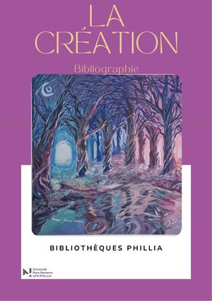 Bibliographie Passerelle La Création 1