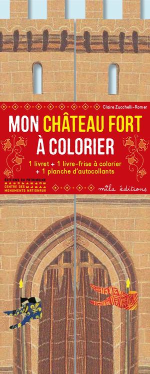 Mon château fort à colorier JEUN