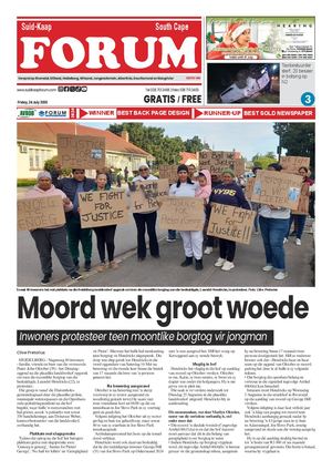 Suid Kaap Forum 24 Julie 2026