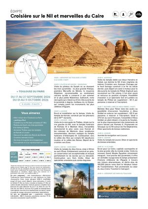 CIRCUIT EGYPTE