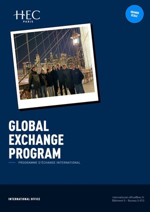 Global Exchange Program Brochure