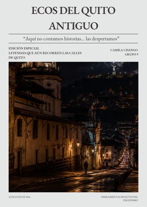 Revista Digital Ecos Del Quito Antiguo