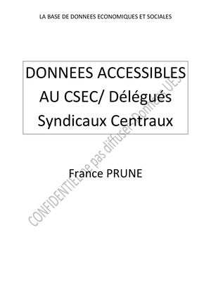 A 2025 - Données Complémentaires à La BDES FP
