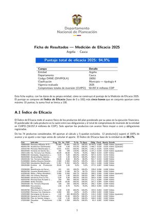 Medición de Eficacia 2025 - Departamento Nacional de Planeación