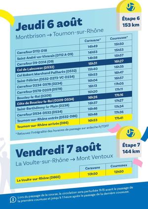 Horaire Etape Tour De France Femmes 2026 En Ardeche