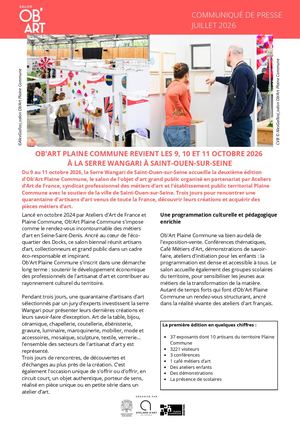 Ob'art Plaine Commune 2026