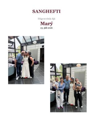 Sanghefti Mary A4 Template