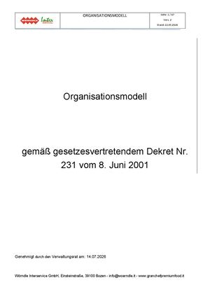 Organisationmodel 231 22 05 2026