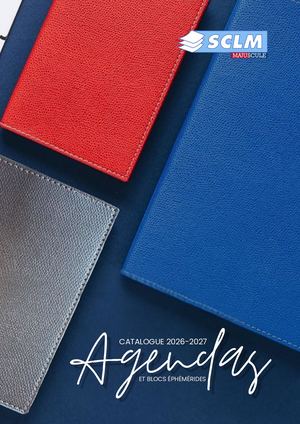 SCLM - Catalogue Agendas Et Blocs 2026 2027