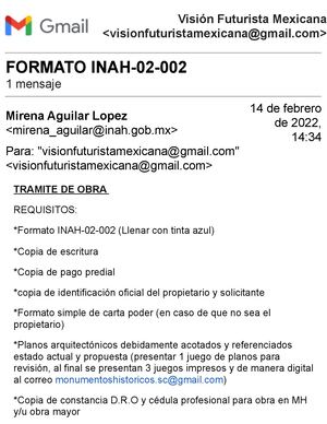 Gmail Formato INAH 02 002