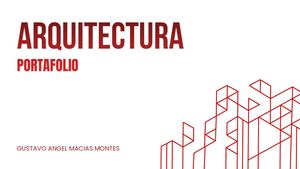 Portafolio Arquitectura