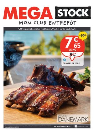 MEGA STOCK Guyane - "Mini Vacances" - Nos Promotions du 29 juillet au 09 août 2026 - S31 S32