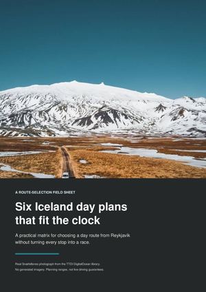 Six Iceland Day Plans That Fit the Clock