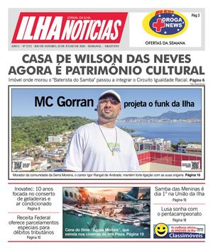 Jornal Ilha Notícias - Edição 2312 - 24/7/2026